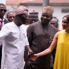 Meghan Markle na turné v Nigérii