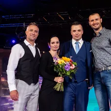 Martin s manželkou, Marošom a Michalom