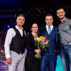 Martin s manželkou, Marošom a Michalom