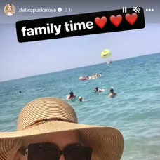 Zlatica Švajdová Puškárová na dovolenke