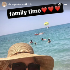 Zlatica Švajdová Puškárová na dovolenke