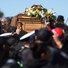 Pohreb maorijského kráľa Tuheitiu