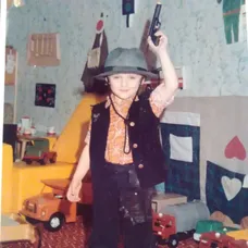 Tomáš Mischura, Divoký Zapadákov, fotka z detstva
