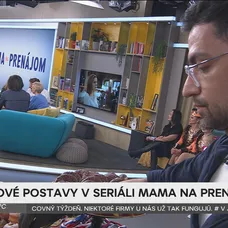 Marta Sládečková, Peter Brajerčík a Richard Autner v Teleráne