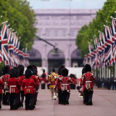 Prehliadka Trooping The Color.