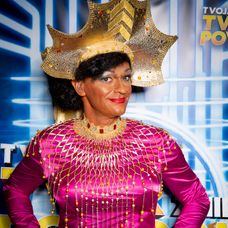 Martin Nikodým ako Liz Mitchell z BONEY M.