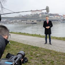 Michal Kovačič (zákulisie nakrúcania televíznej upútavky)