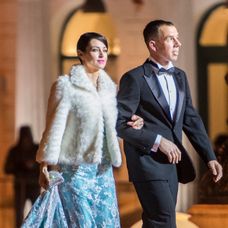 Dominik Hrbatý s manželkou. 