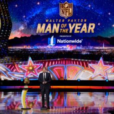 Princ Harry na odovzdávaní cien NFL