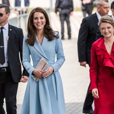 Kate Middleton na návšteve Luxemburska. 