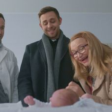 Štefan (Marek Fašiang), Max (Vincent Navrátil) a Mária (Anna Šišková)