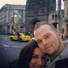 Veronika Danišová s priateľom