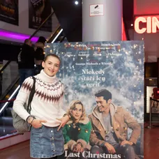 Silvia Šuvadová na premiére filmu Last Christmas