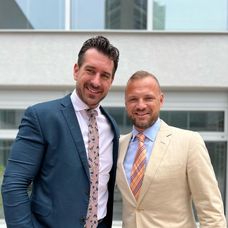 Boris Valábik a Marián Gáborík  