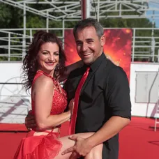Filip s tanečnou partnerkou