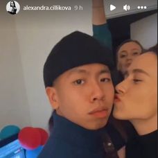 Miňo dostal pusu od Sašky