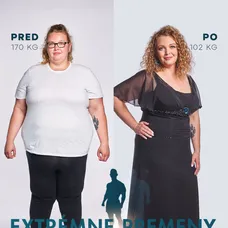 Denisa schudla 68 kíl