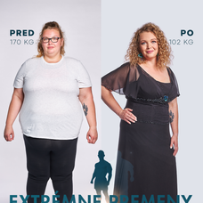 Denisa schudla 68 kíl