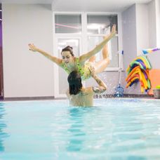 Gabika Marcinková na tréningu