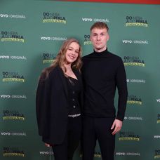 Ján Minárik s priateľkou