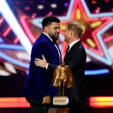 Princ Harry na odovzdávaní cien NFL