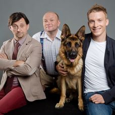 Lukáš Latinák, Gregor Hološka a Juraj Bača s Rexom