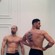 Tanečníci Lego (vľavo) a Majlo