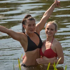 Sára Adamčíková a Katarína Pohančaníková