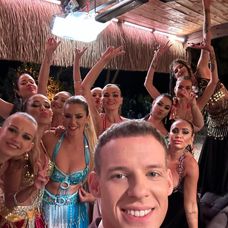 Krištof nemohol chýbať ani počas orientálneho večera.