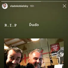 Marek Fašiang zdieľal spomienku na Ďuďa.