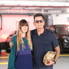 Charlie Sheen s najstaršou dcérou Cassandrou 