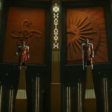 Záber z filmu Čierny panter: Navždy Wakanda