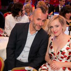 Monika Hilmerová s manželom Jarom Bekrom