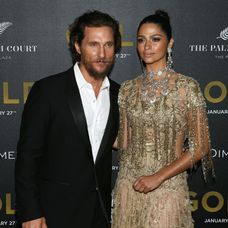 Matthew McConaughey s manželkou Camilou Alves.