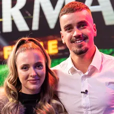 Alex Mináriková a Šimon Koleň