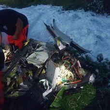 Pád malého lietadla