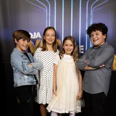 Maroš Baňas, Katka Čačíková, Zoe Kachútová a Števko Bugala