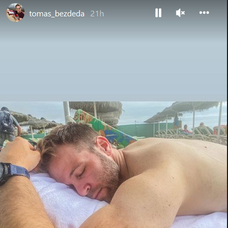 Tomáš s Ivanou na dovolenke