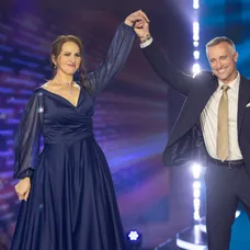 Kamila Zemančíková a Maroš Molnár počas galavečera šou Extrémne premeny Slovensko - Druhá šanca na život