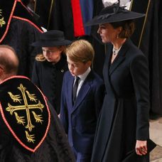 Princezná z Walesu na pohrebe