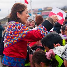 Dánska kráľovná Mary na návšteve Grónska