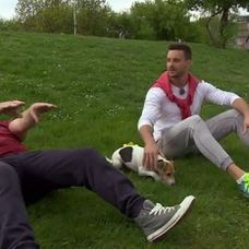 Sandy na nakrúcaní