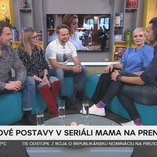 Marta Sládečková, Peter Brajerčík a Richard Autner v Teleráne