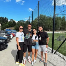 Michaela Gargano s rodinou na Slovensku