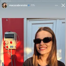Maca Zábranská na koncerte AC/DC