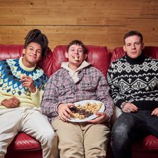 Herci z Pána profesora na nakrúcaní klipu