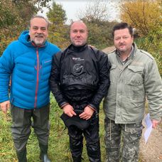 Marcel Adamčík so Sväťom Malachovským a Petrom Sklárom