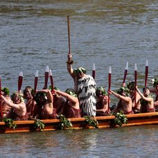 Pohreb maorijského kráľa Tuheitiu