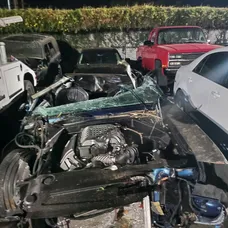 Auto Kevina Harta po nehode