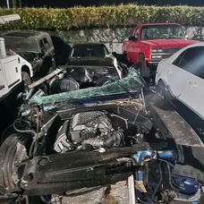 Auto Kevina Harta po nehode